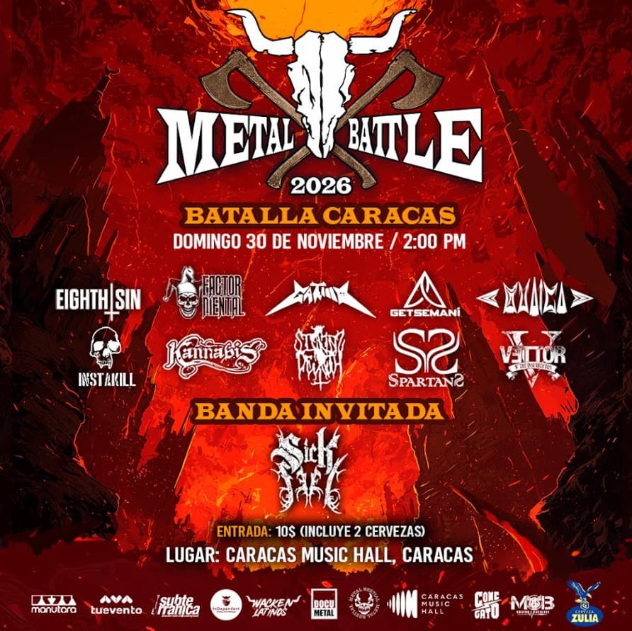 Metal Battle 2026 - Batalla Caracas